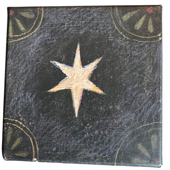 Vtg BOB'S BOXES Primitive Colors Nativity 3 Folk Art NESTING BOXES Angel, Dove - Picture 14 of 16